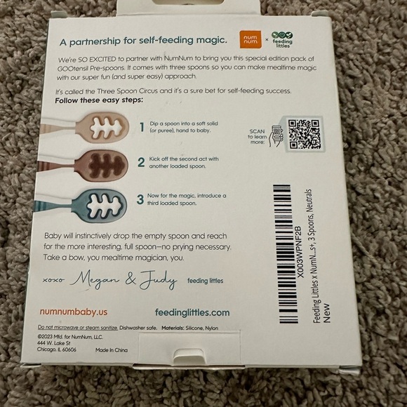 NumNum GOOtensil Toddler Utensils 3-Pack - Picture 3 of 4